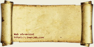 Kristina Pavkov vizit kartica